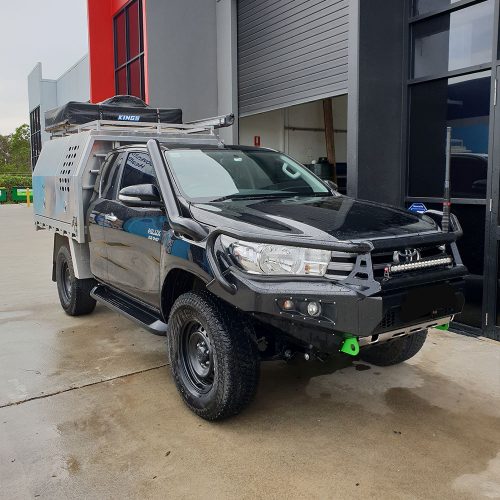 Toyota Hilux N80 Series 4″ Stainless Steel Snorkel Kit (Long) “Toyota Factory Replacement”