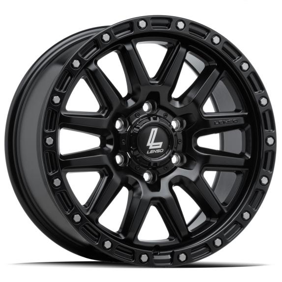 LENSO MAX MARVEL SATIN BLACK 17 x 9 6-139 +30