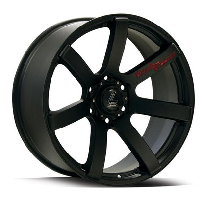 LENSO RTC | RTC RT-CONCAVE MATTE BLACK 17 x 8 6-139 +20