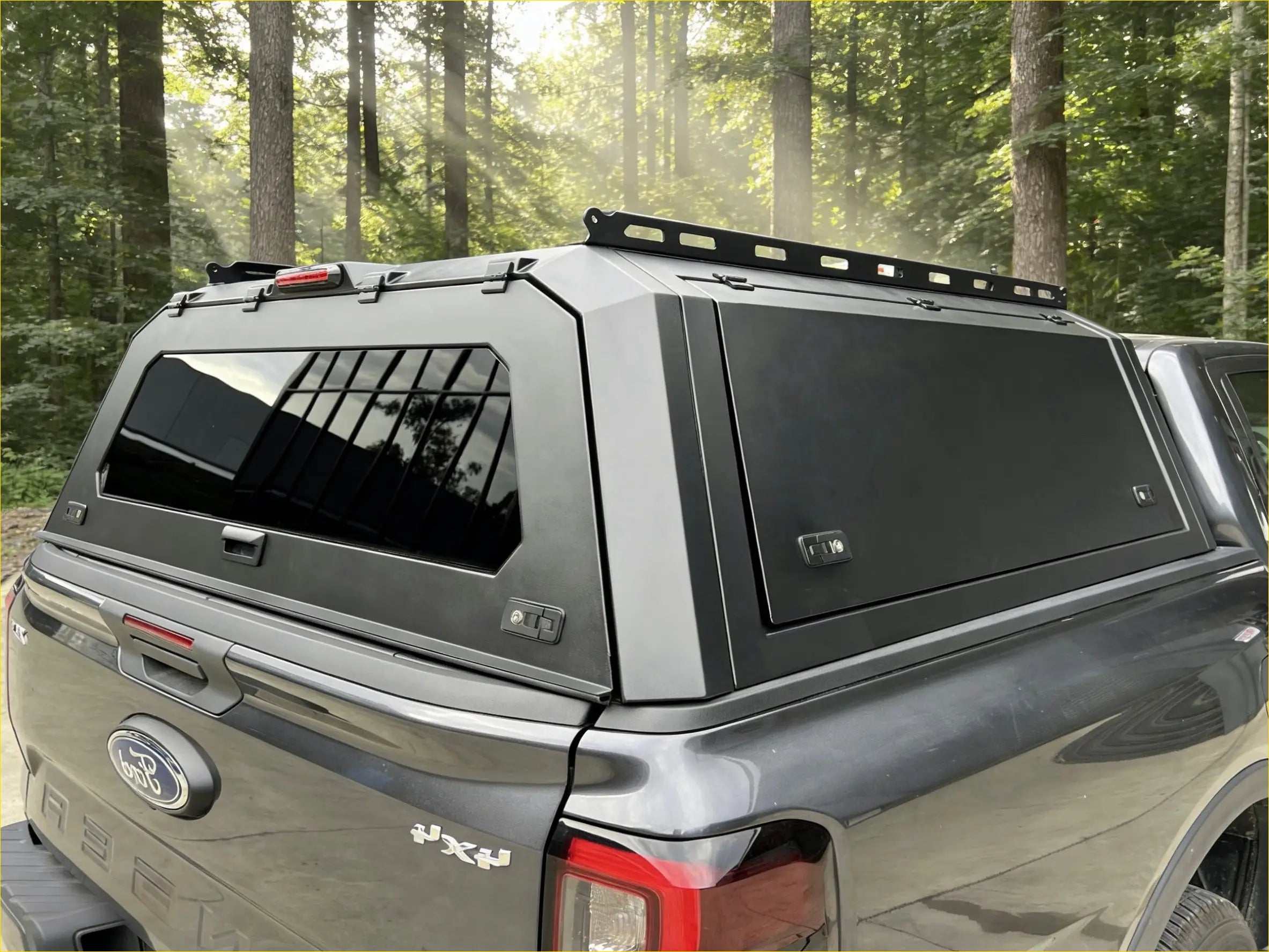 Aluminium Canopy with Rear View Glass for Ford Ranger 2022+ Next Gen