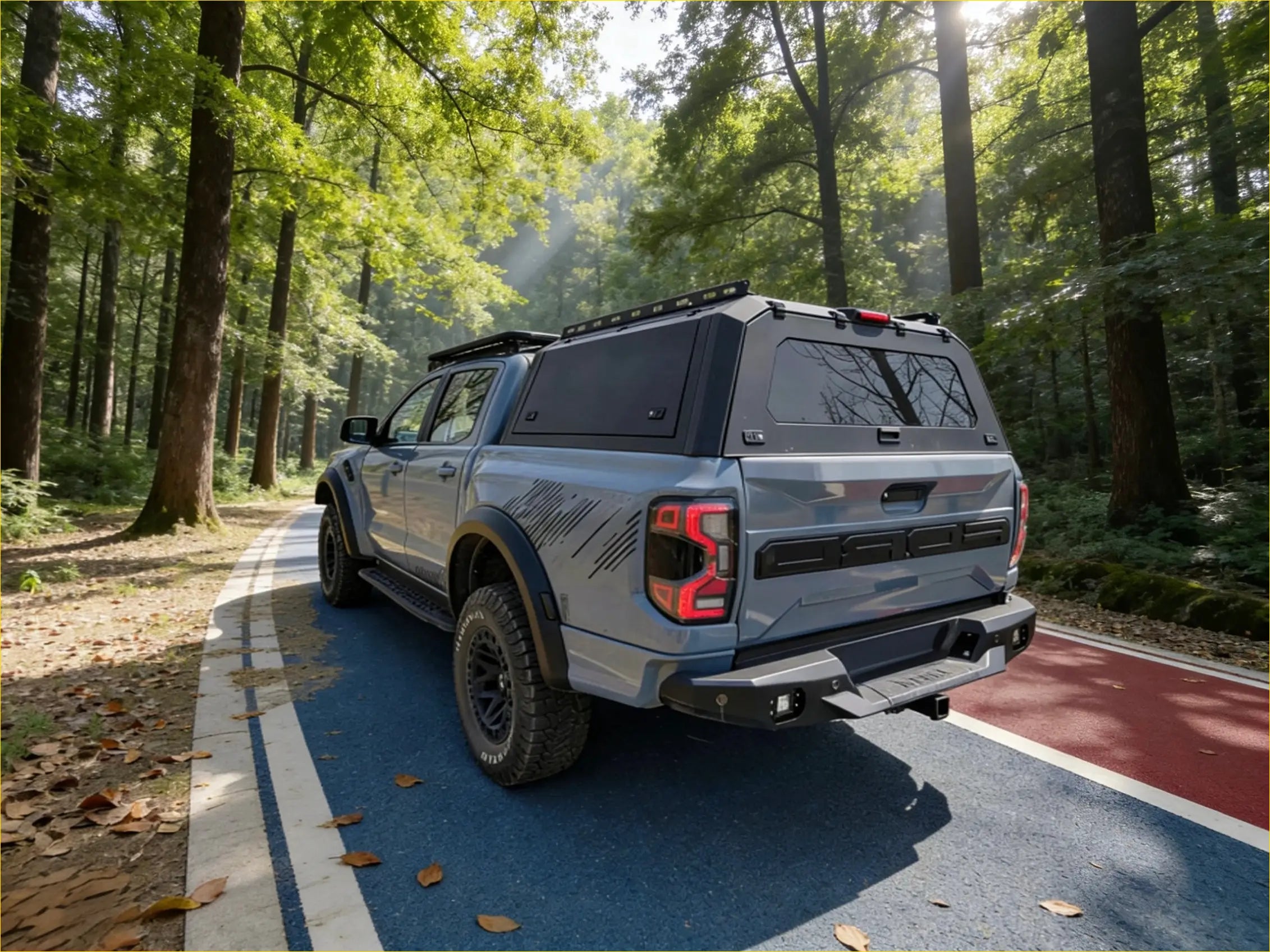 Aluminium Canopy with Rear View Glass for Ford Ranger 2022+ Next Gen