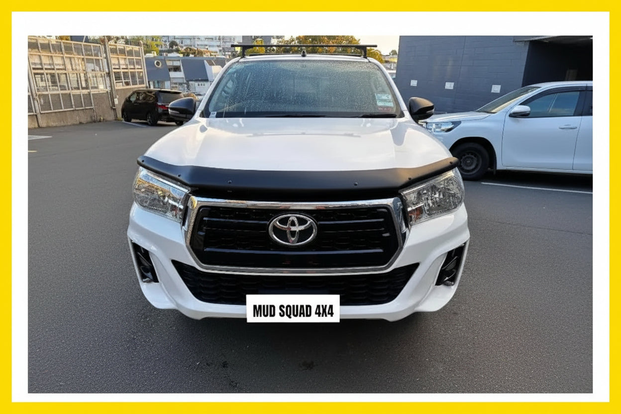 Bonnet Guard Protector Stone Toyota Hilux 2015-2020 Matte Black