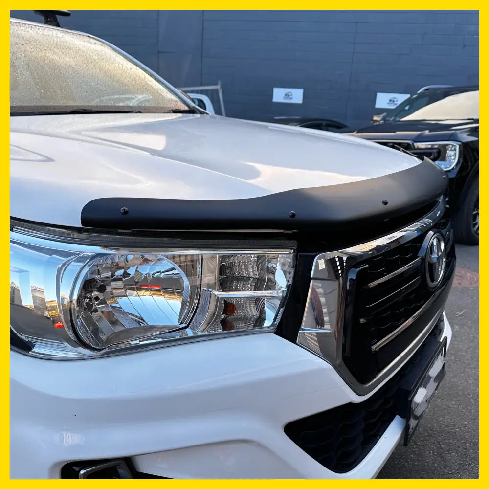 Bonnet Guard Protector Stone Toyota Hilux 2015-2020 Matte Black