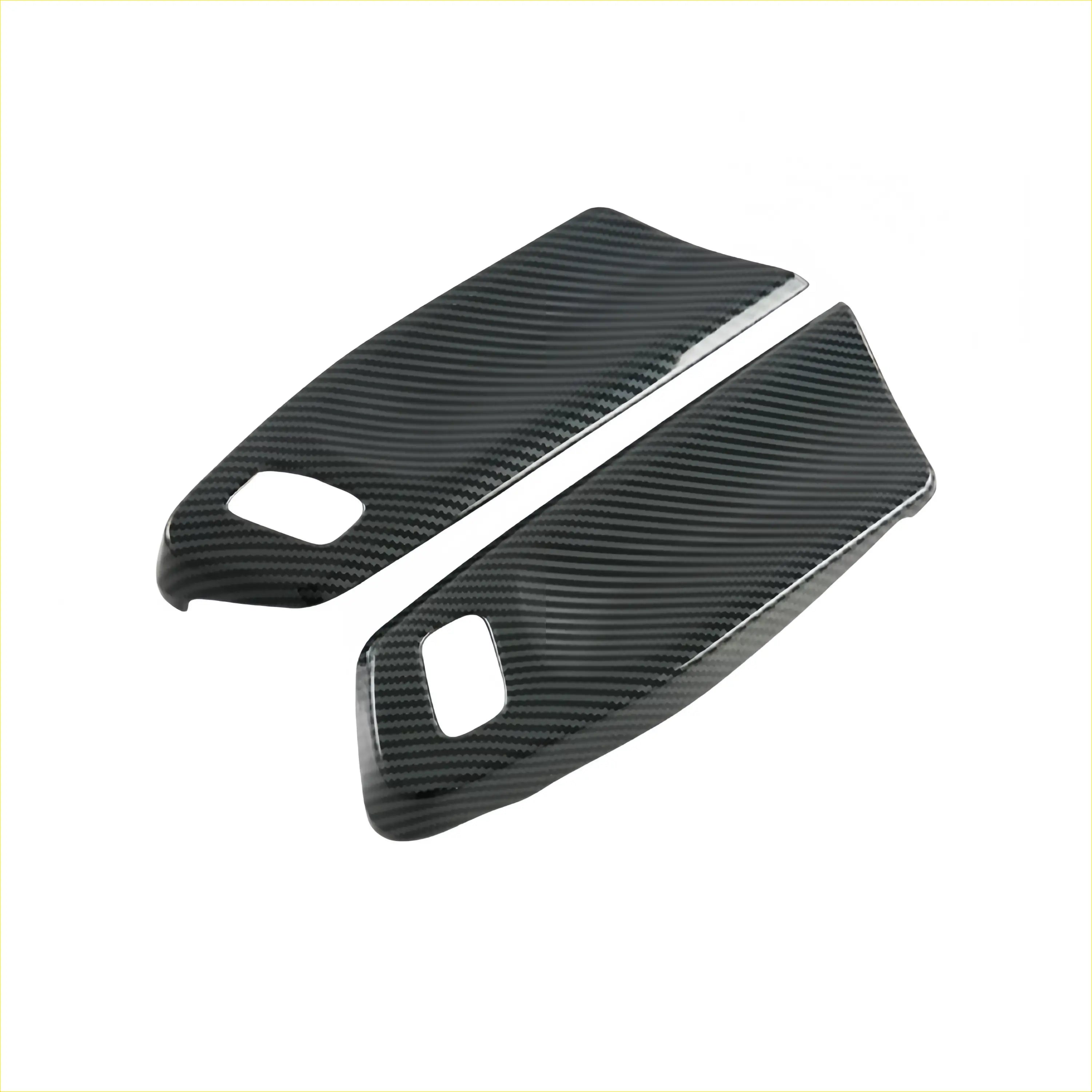 Carbon Fiber Interior Front Door Panel Trim Cover for Ford Ranger