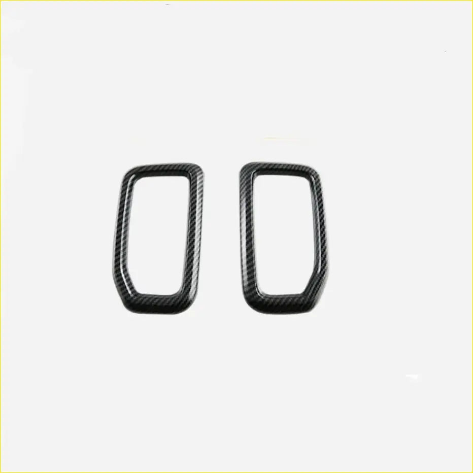 Carbon Fiber Interior Front Side Vent Overlay Trim Cover for Ford