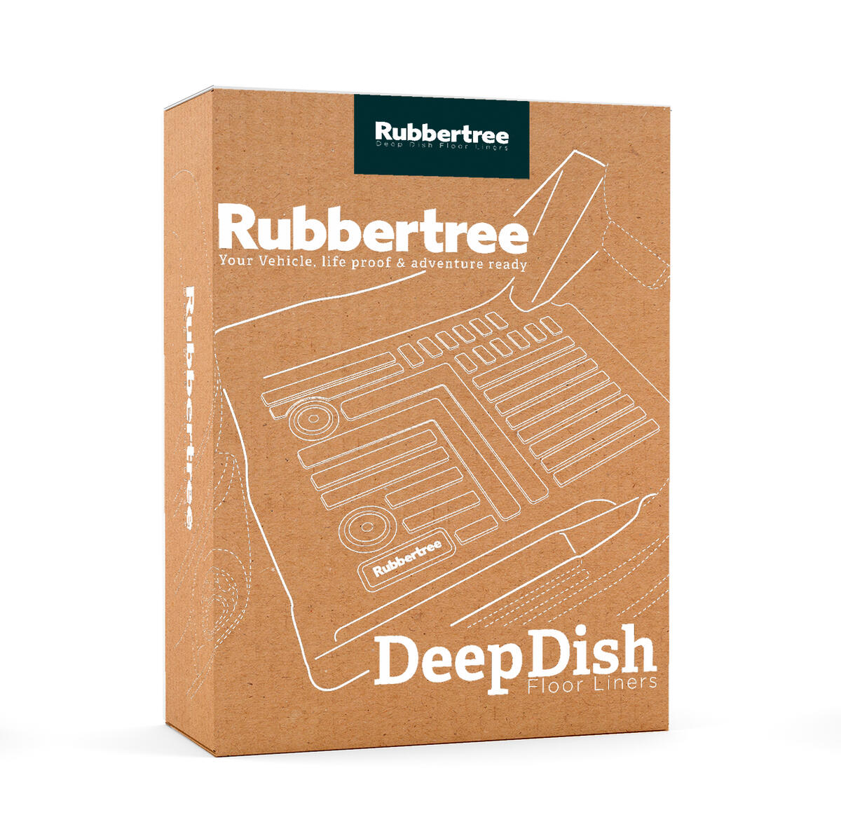 Deep Dish Car Mats for Toyota Landcruiser Prado J150 5-Seat