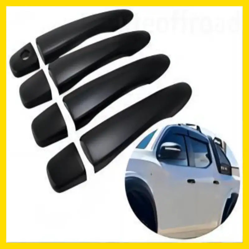 Door handle covers Nissan Navara NP300 2015-2020 Matte Black