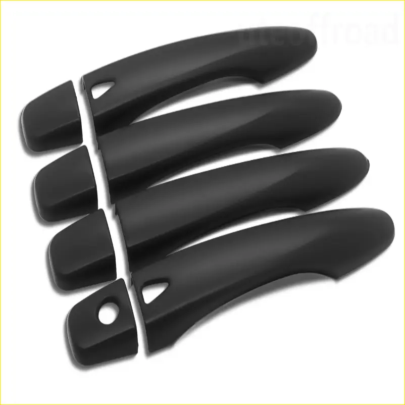 Door handle covers Nissan Navara NP300 2015-2020 Matte Black Smart key