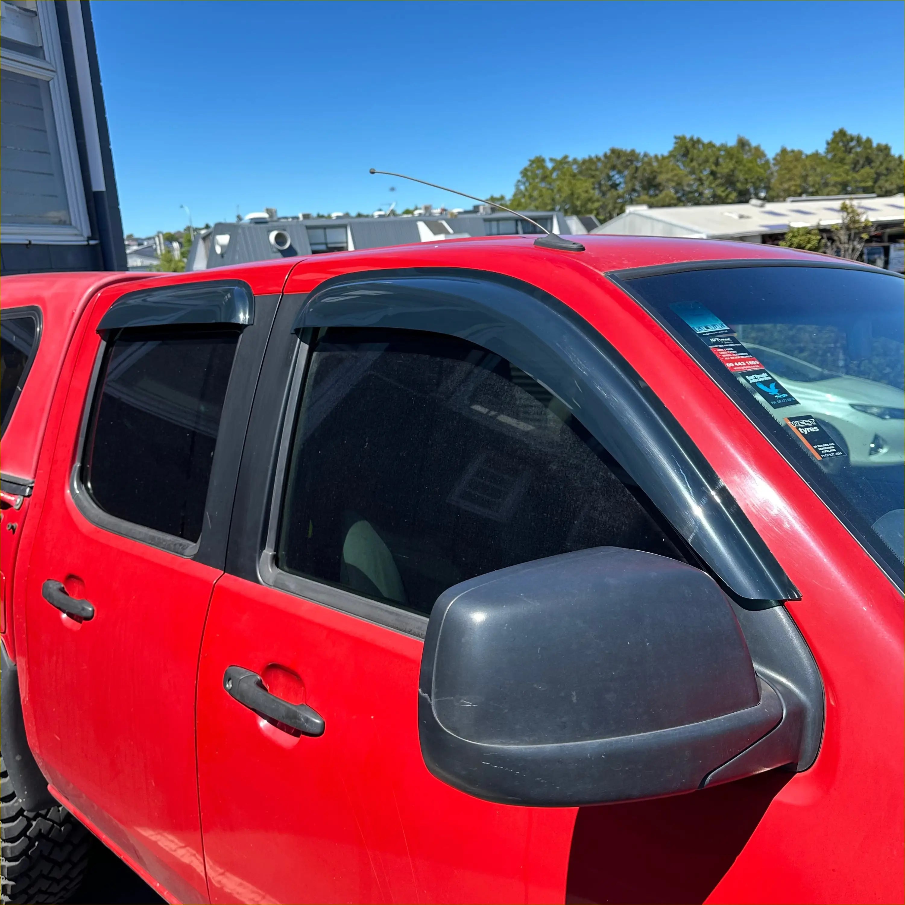 DOOR VISORS/ WINDOW MONSOONS Weather Shields for Ranger PJ/PK - Monsoons