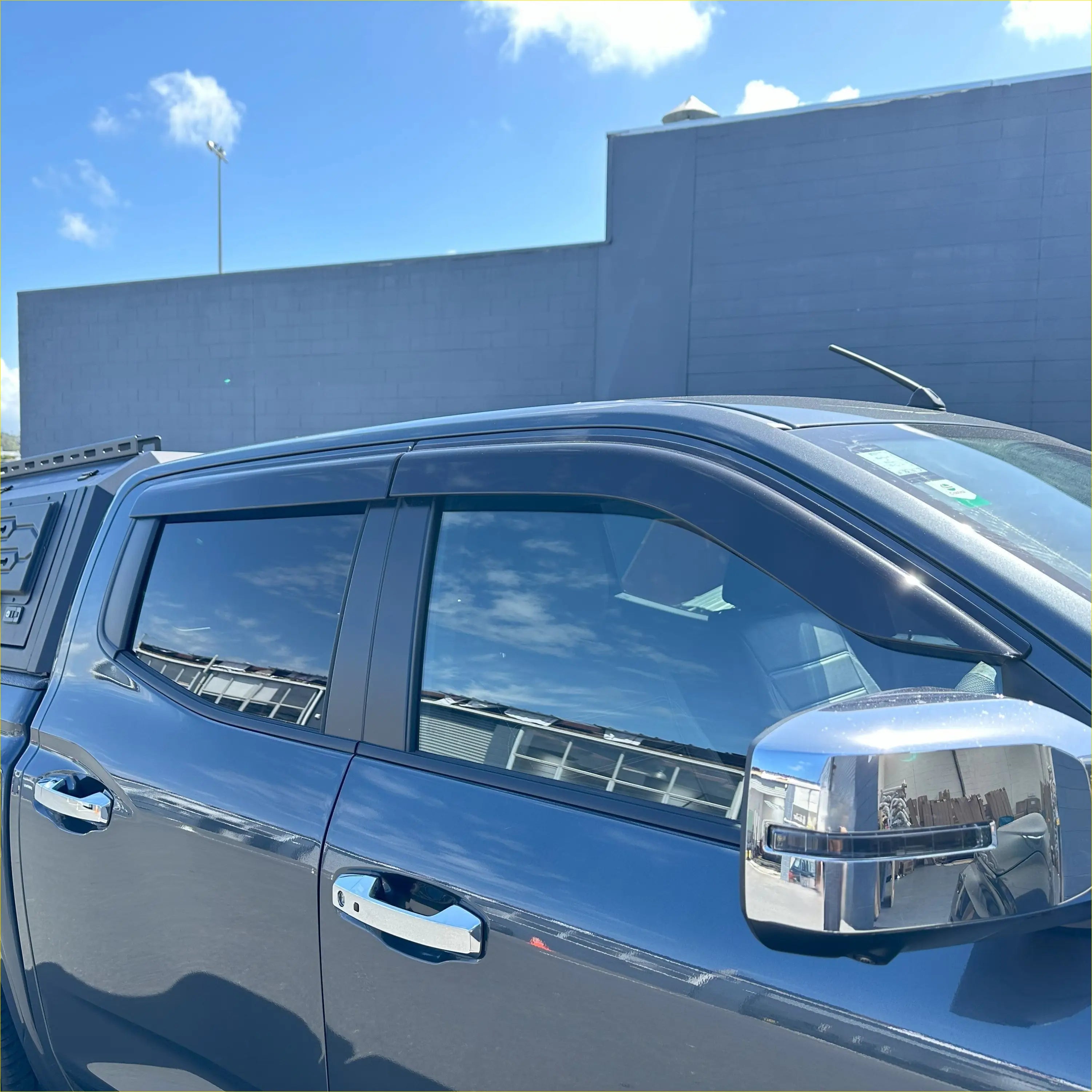 DOOR VISORS/ WINDOW MONSOONS Weather Shields Mitsubishi Triton 2024+ - Monsoons
