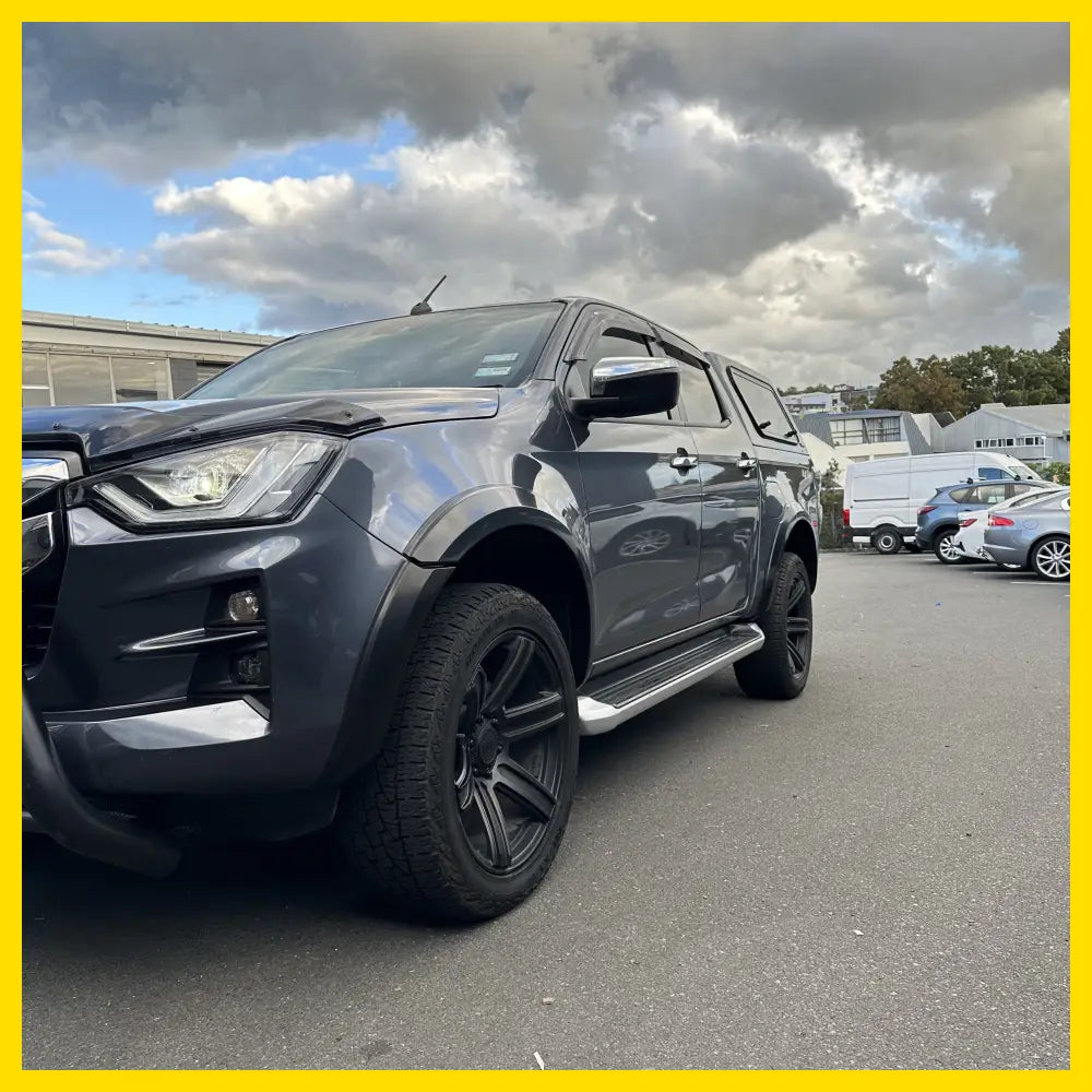 Fender Flare 4-Inch Isuzu D-Max 2021-2023 Smooth Style Matte Black