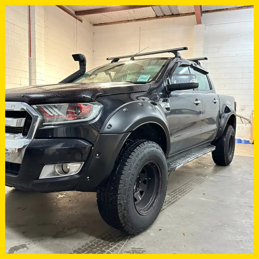 Fender Flare 9-Inch Ford Ranger PX2 2016-2018 Bolt Style Smooth Black