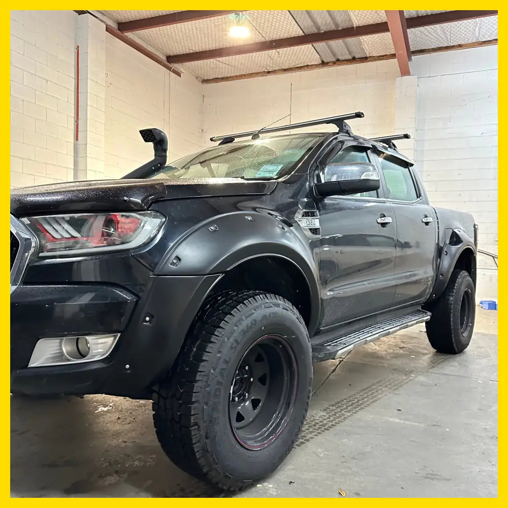 Fender Flare 9-Inch Ford Ranger PX2 2016-2018 Bolt Style Smooth Black