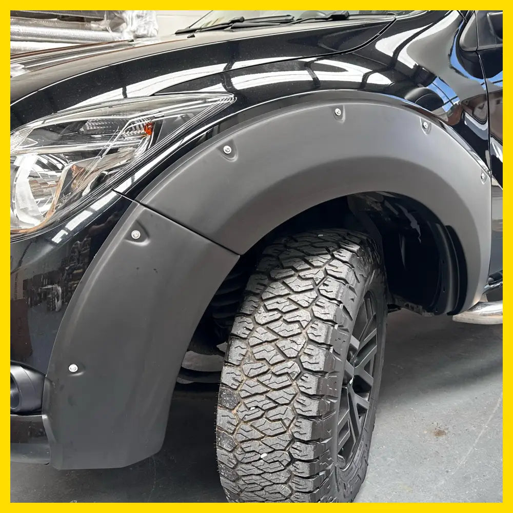 Fender Flare 9-Inch Mazda BT-50 2012-2020 Bolt Style Matte Black