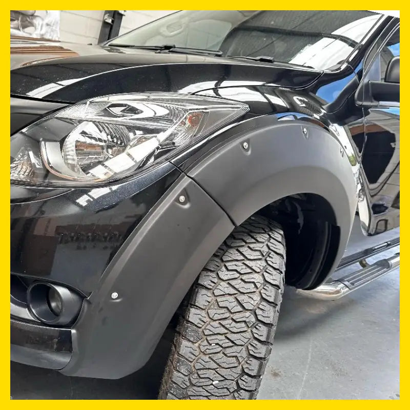 Fender Flare 9-Inch Mazda BT-50 2012-2020 Bolt Style Matte Black
