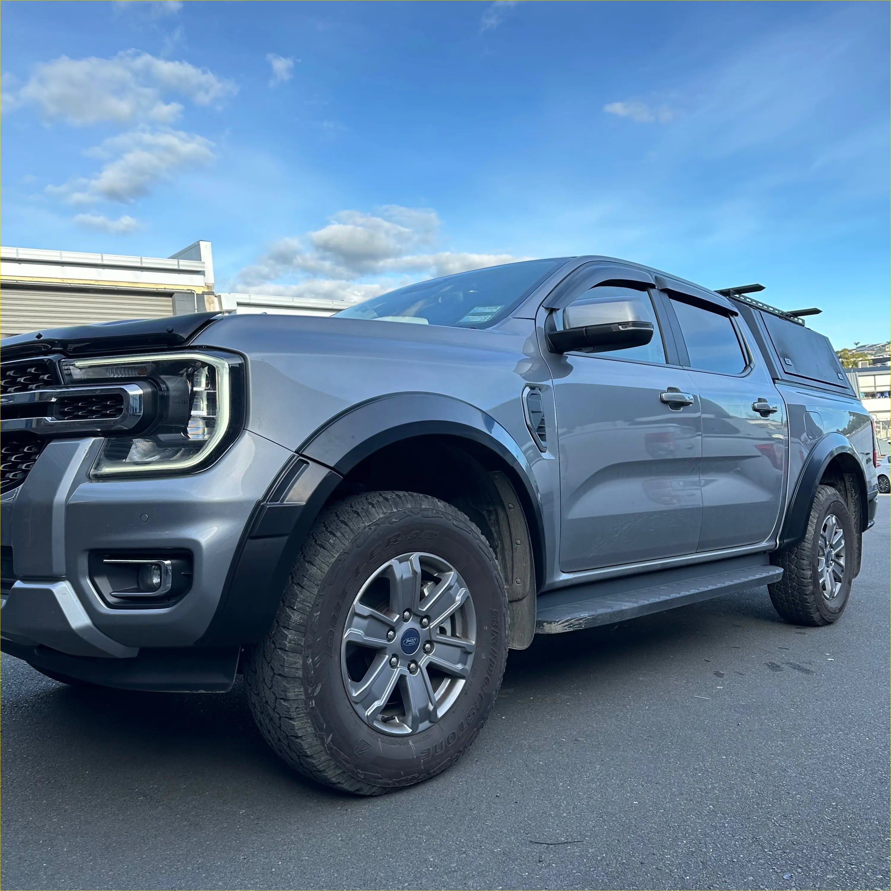 Fender Flare Ford Ranger 2022+ Sport Smooth Style Matte Black Double