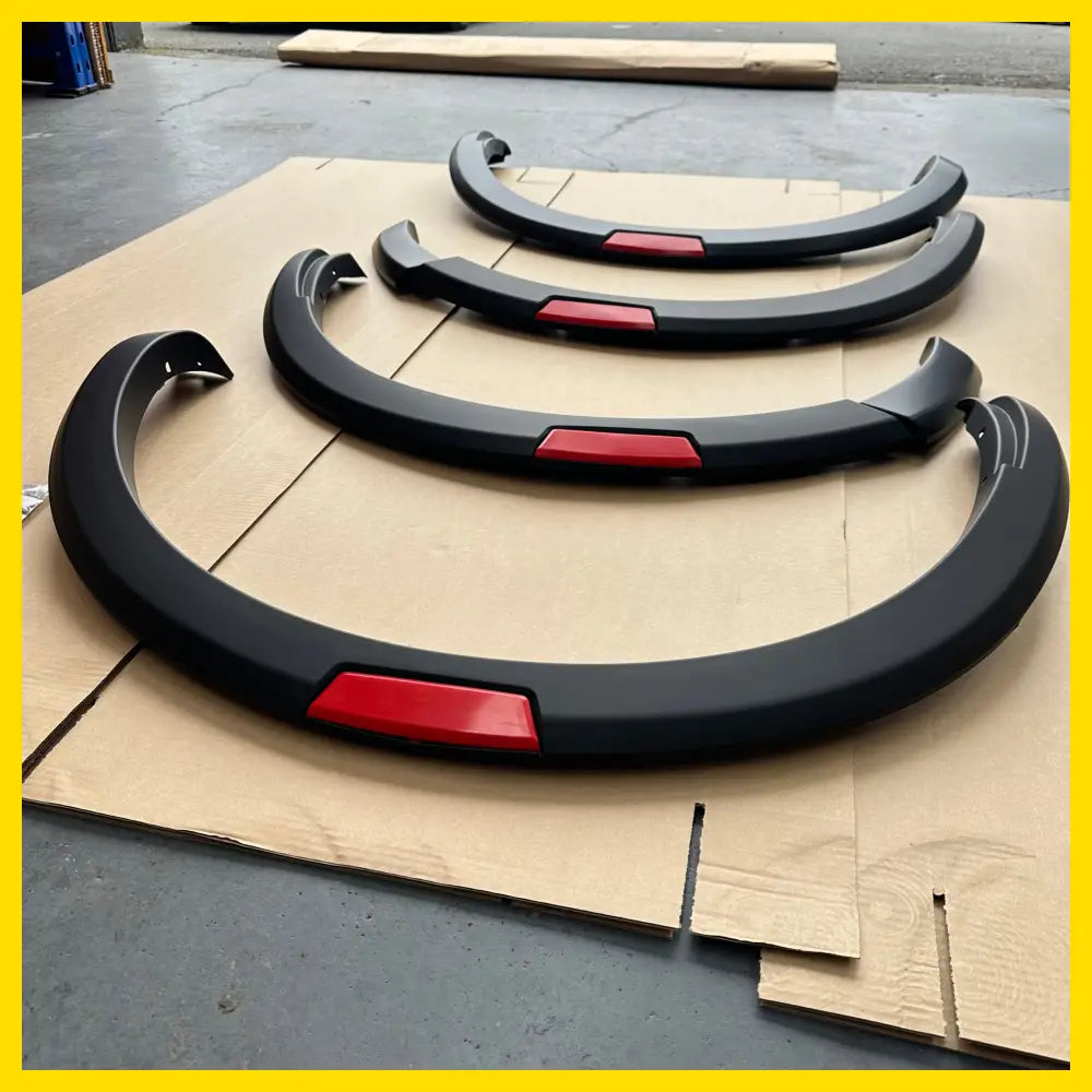 Fender Flare Nissan Navara 2021+ OEM Style Matte Black with Red Layer