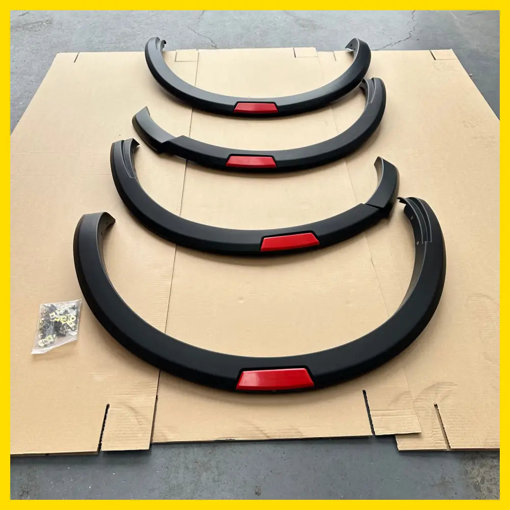 Fender Flare Nissan Navara 2021+ OEM Style Matte Black with Red Layer