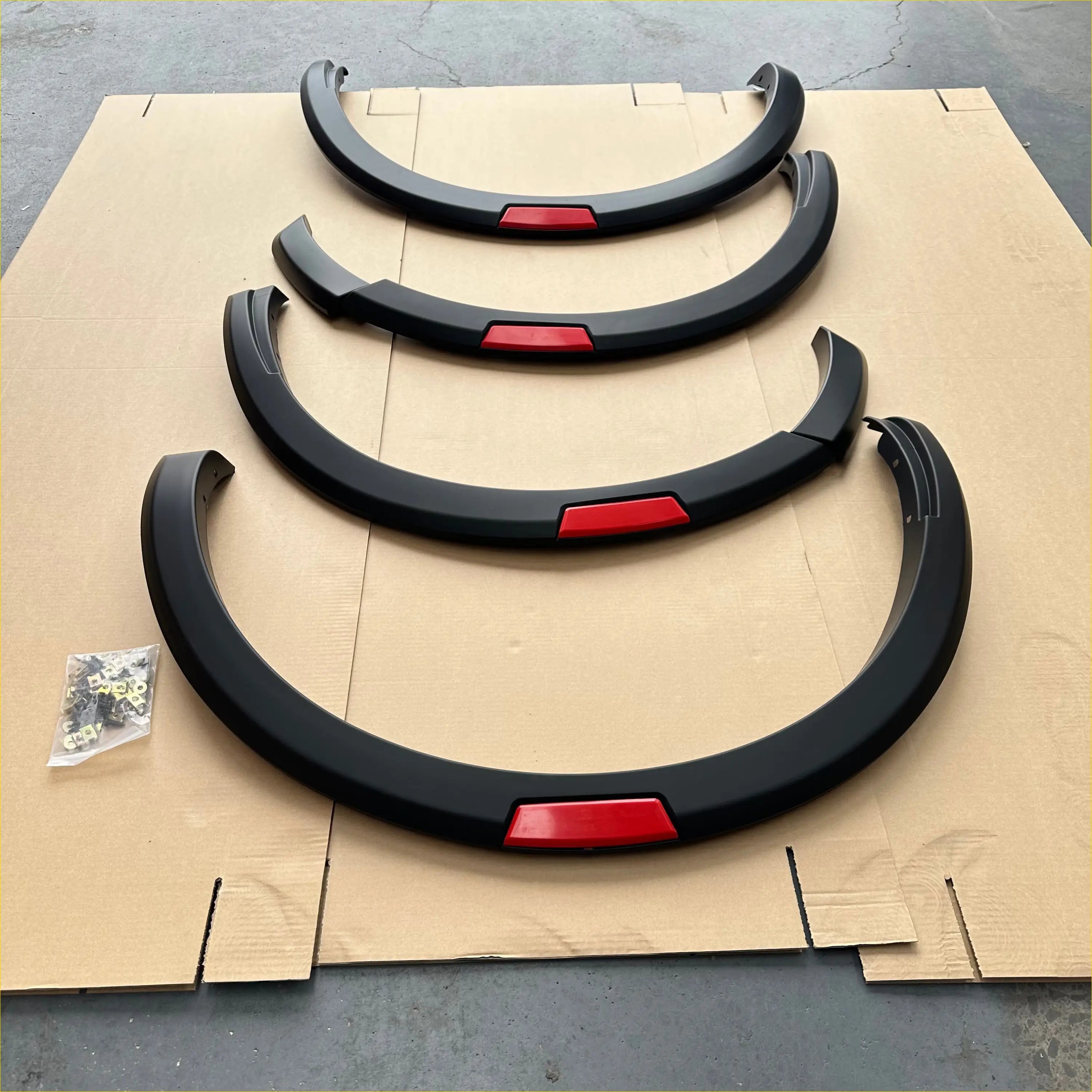 Fender Flare Nissan Navara NP300 2015-2020 OEM Style with Red layer