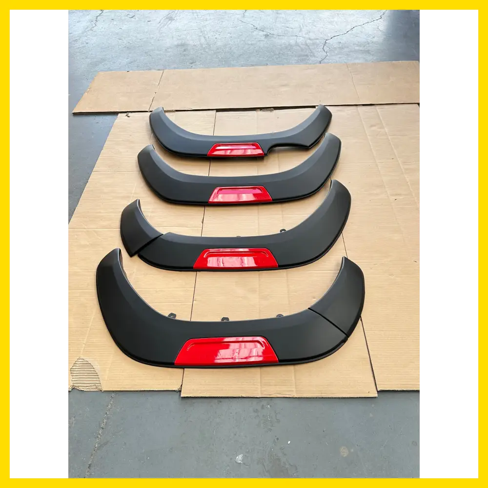 Fender Flare Toyota Hilux 2021-2024 SR/SR5 OEM Style with Red layer