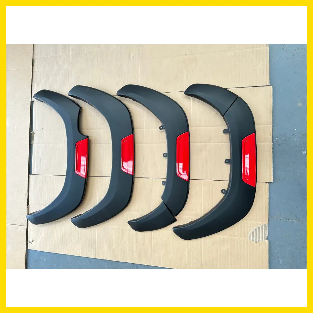 Fender Flare Toyota Hilux 2021-2024 SR/SR5 OEM Style with Red layer