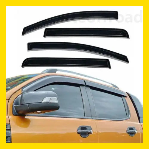 Ford Ranger 2022+ Door Visors Weather Shield Set