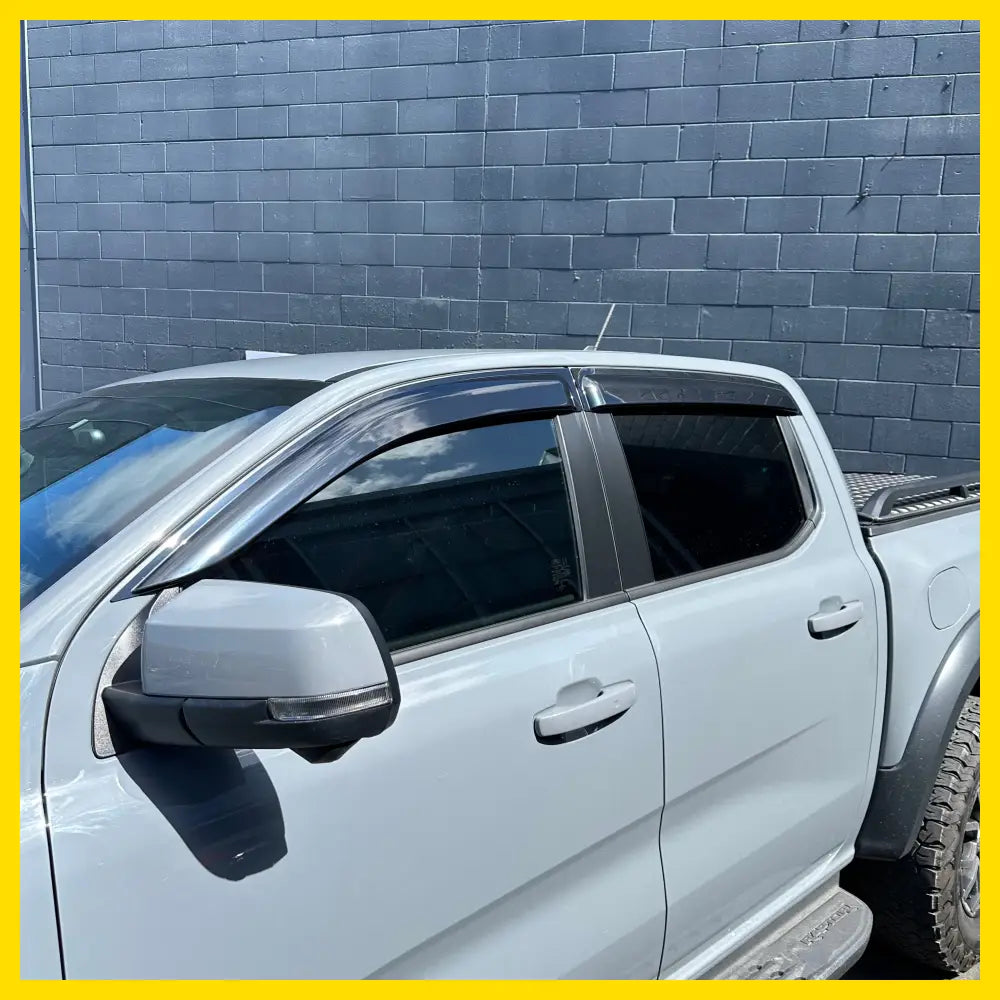 Ford Ranger 2022+ Door Visors Weather Shield Set