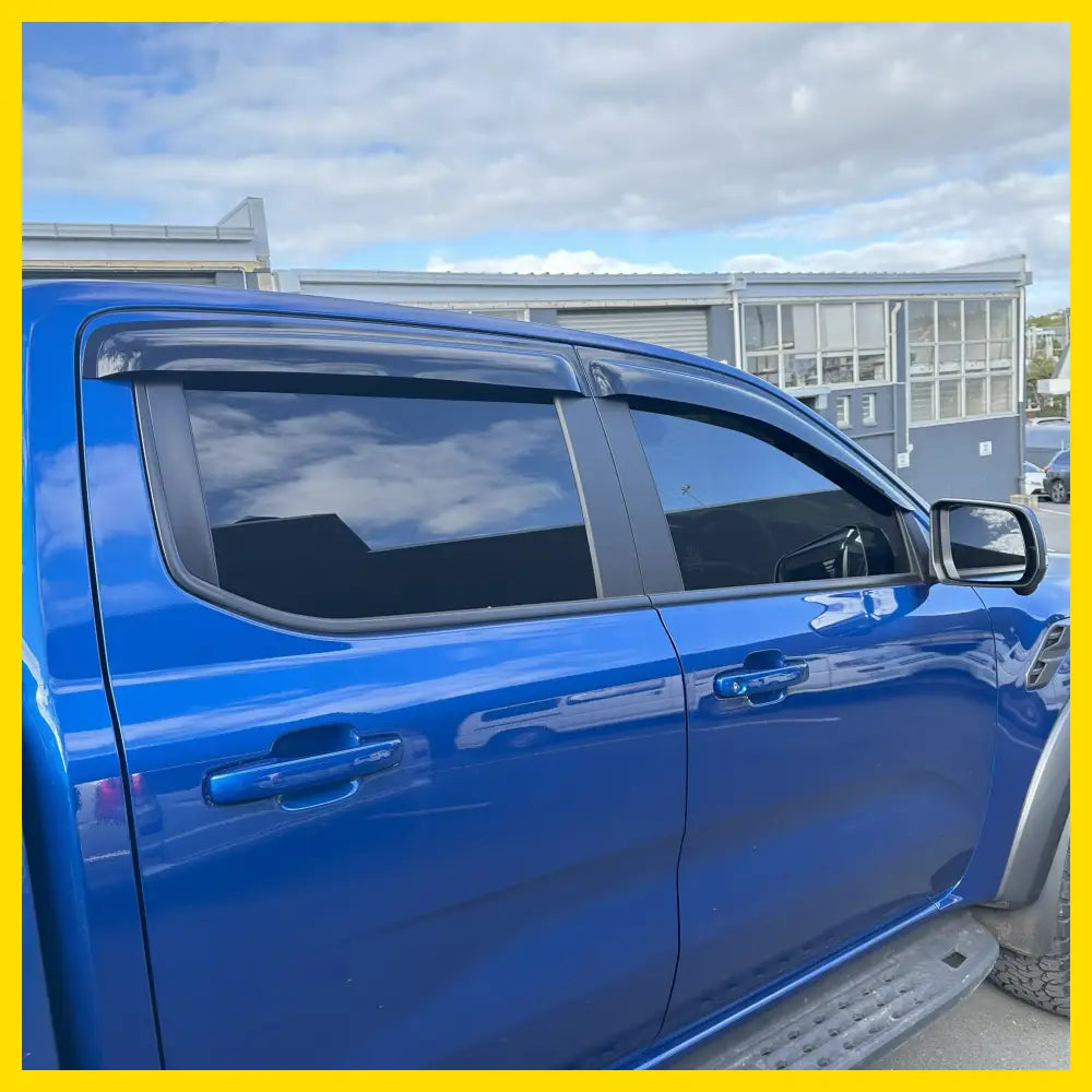 Ford Ranger 2022+ Door Visors Weather Shield Set