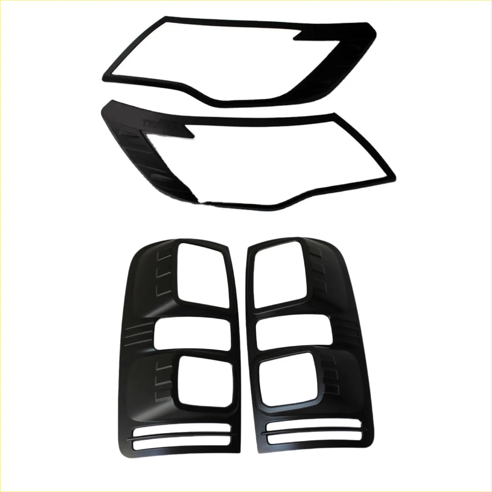 Headlight Covers and Taillight Holden Colorado 2012-2016 Matte - Plastic Trim