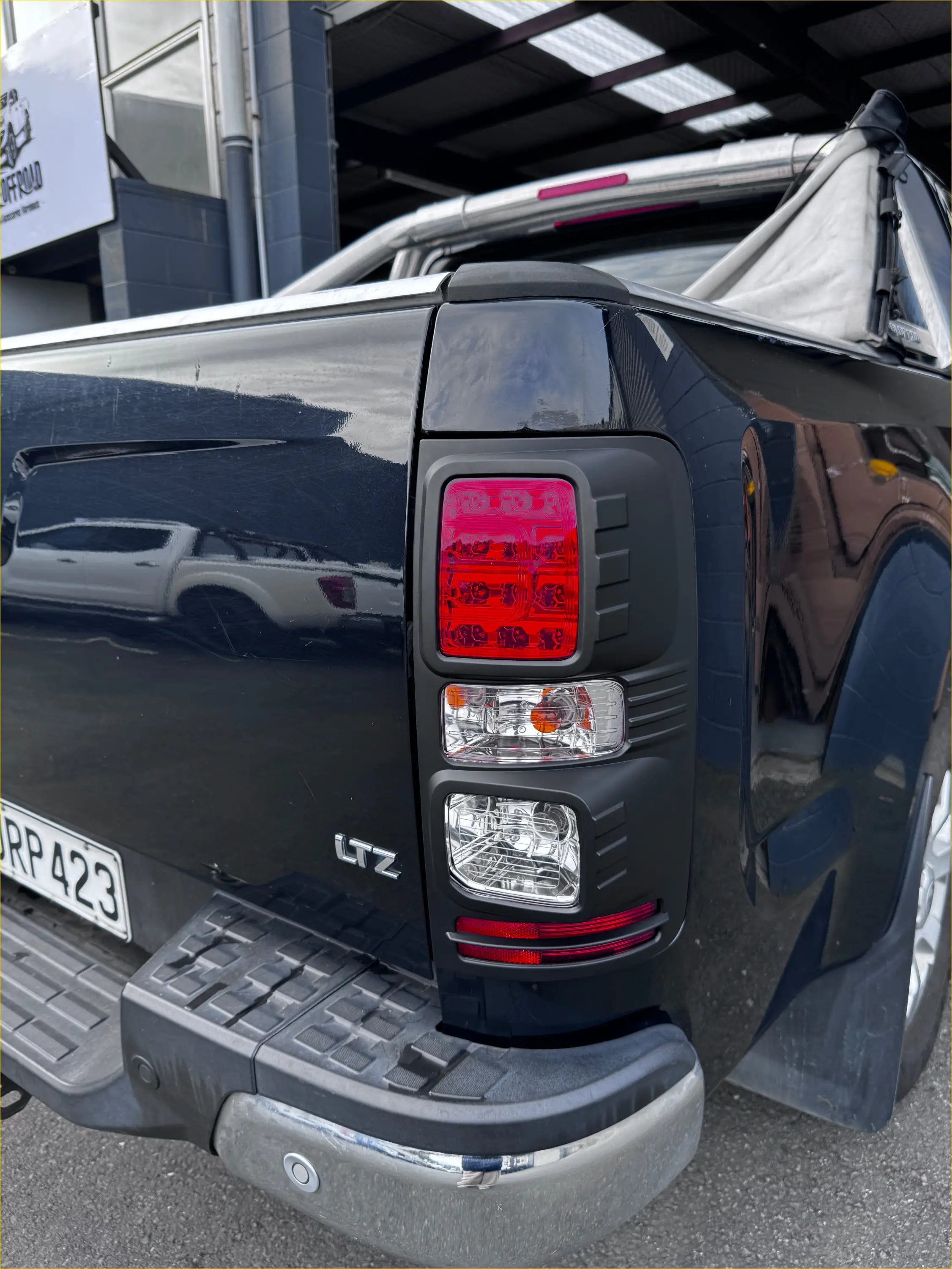Headlight Covers and Taillight Holden Colorado 2012-2016 Matte - Plastic Trim