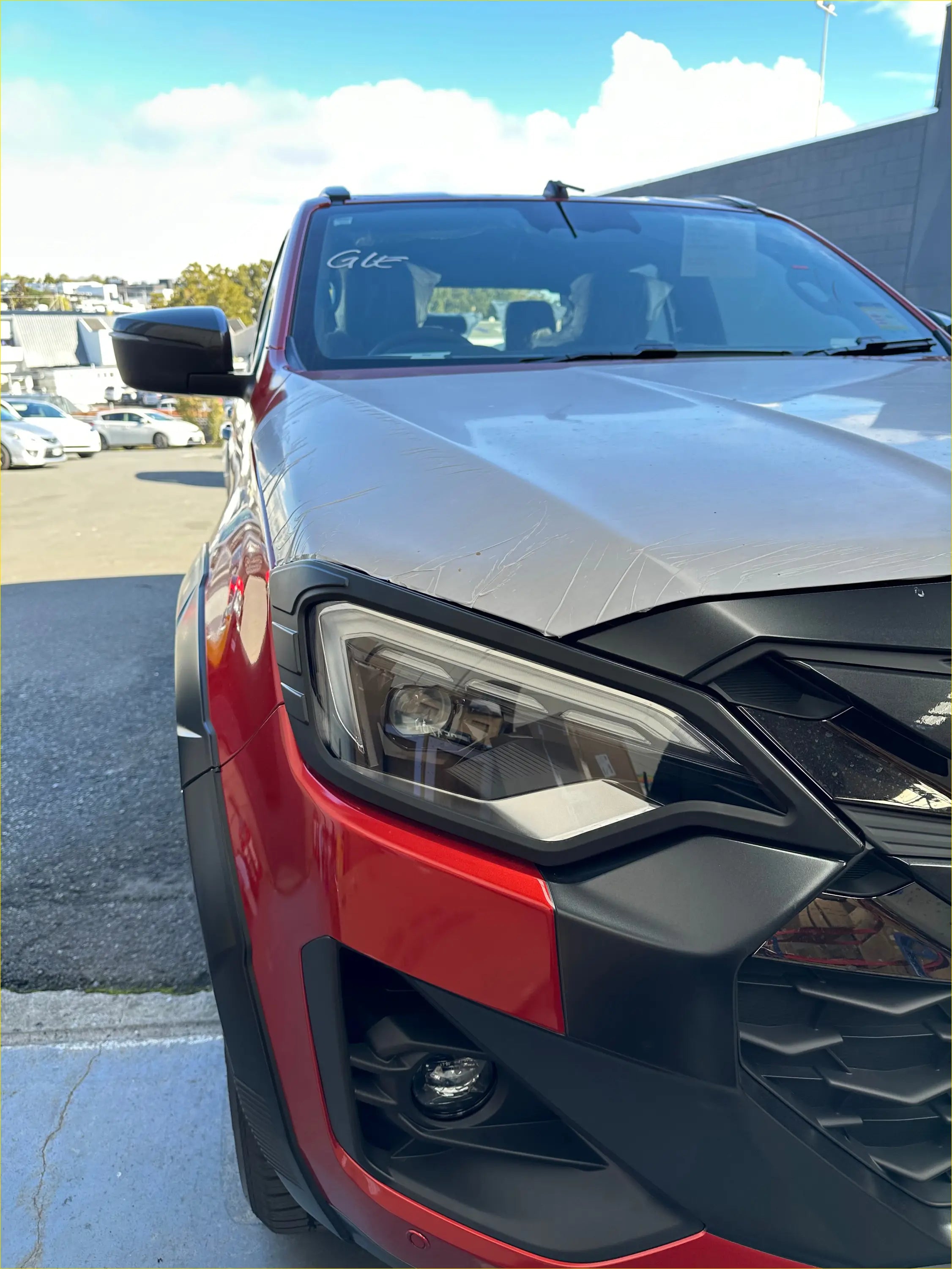 Headlight Covers and Taillight Isuzu D-Max 2024+ Matte Black - Plastic Trim