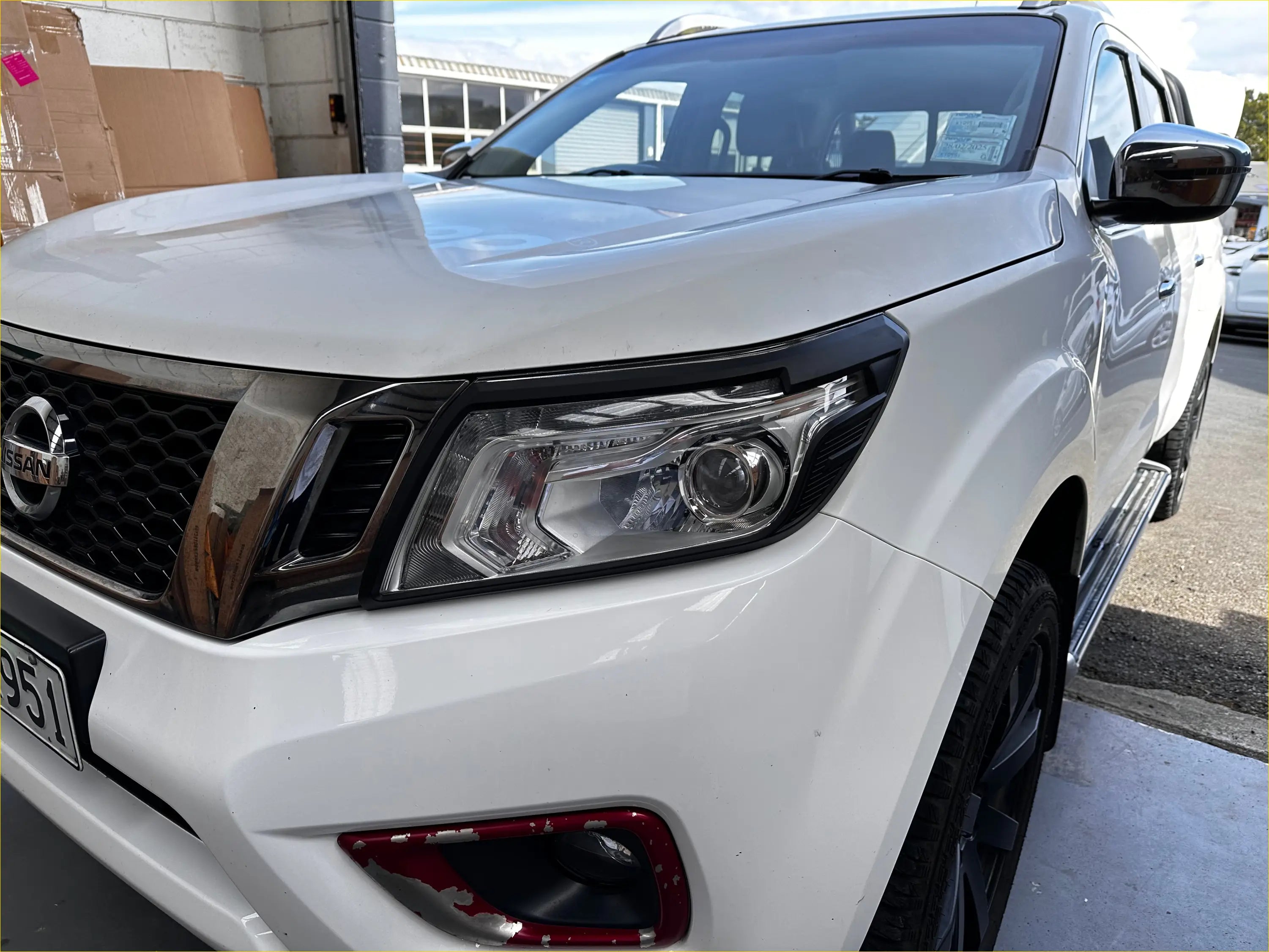 Headlight Covers and Taillight Nissan Navara 2021+ SL Matte - Plastic Trim