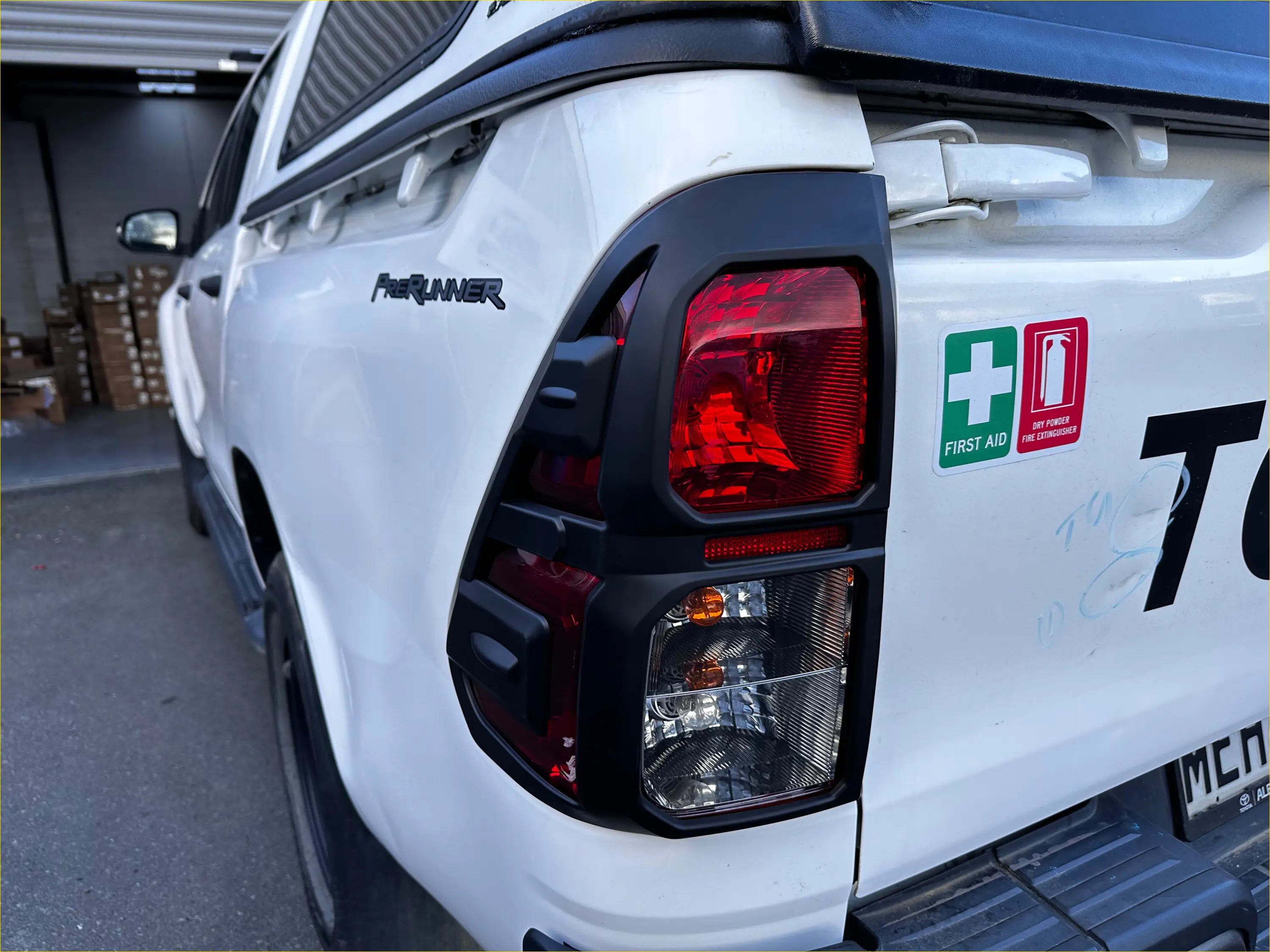 Headlight Covers and Taillight Toyota Hilux 2025 SR Matte Black - Plastic Trim