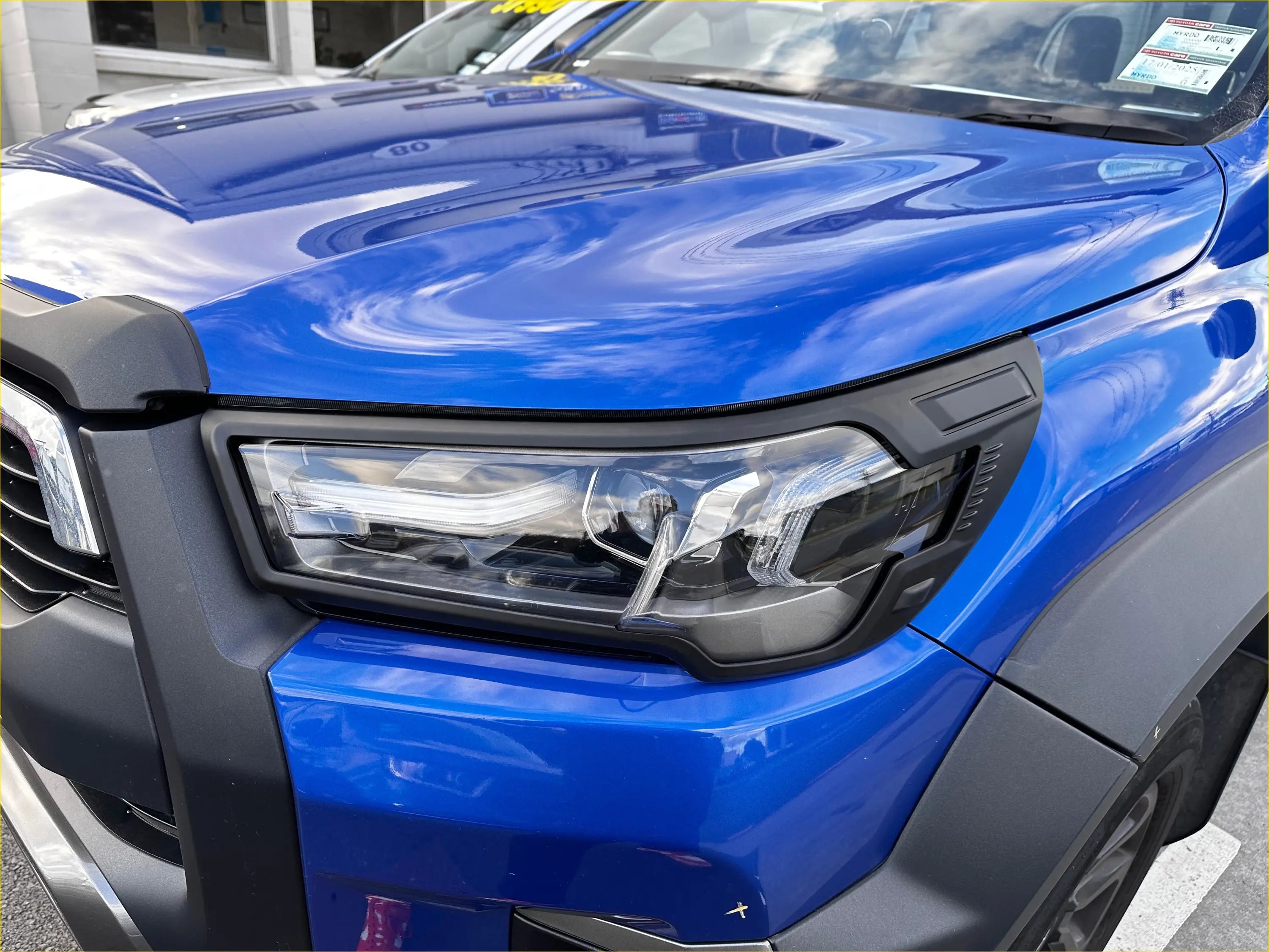 Headlight Covers and Taillight Toyota Hilux 2025 SR Matte Black - Plastic Trim