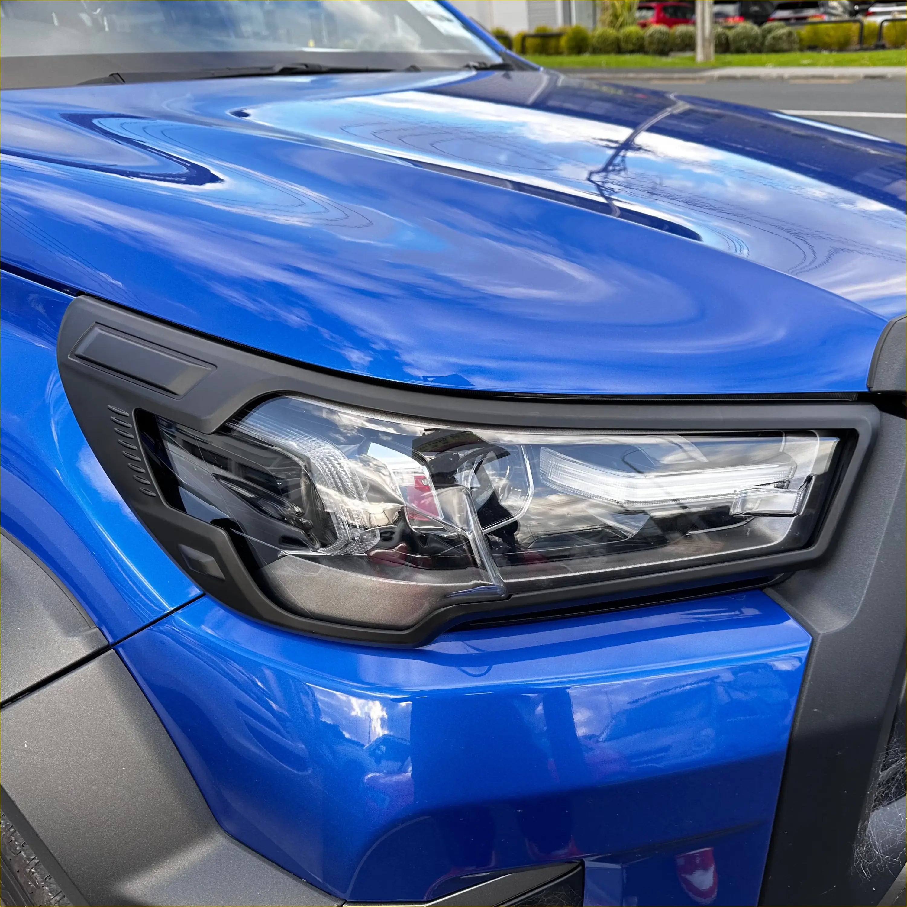 Headlight Covers and Taillight Toyota Hilux 2025 SR5 Matte - Plastic Trim