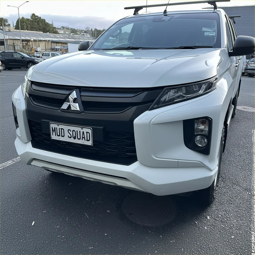 Headlight Covers Mitsubishi Triton 2019-2023 Matte black - Plastic Trim