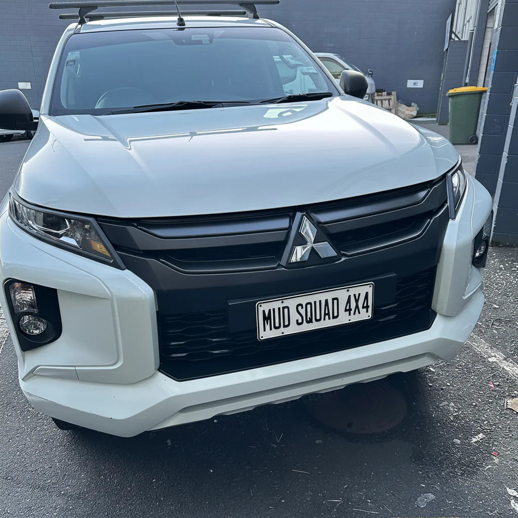 Headlight Covers Mitsubishi Triton 2019-2023 Matte black - Plastic Trim