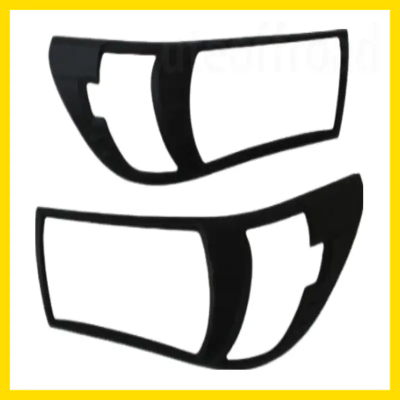 Headlight Covers Toyota Hilux Revo 2015-2020 Matte Black