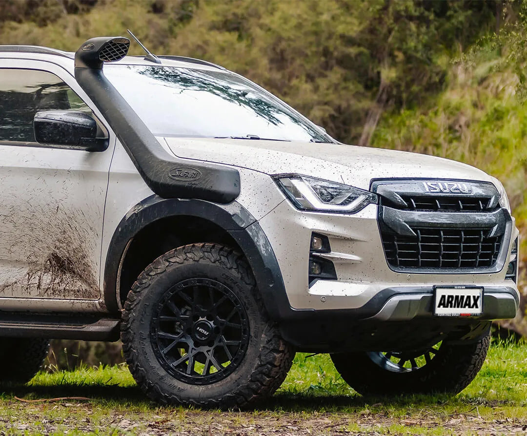 Safari Snorkels available for all utes. Armax and Vspec snorkels. Get in touch today for prices and stock availability.