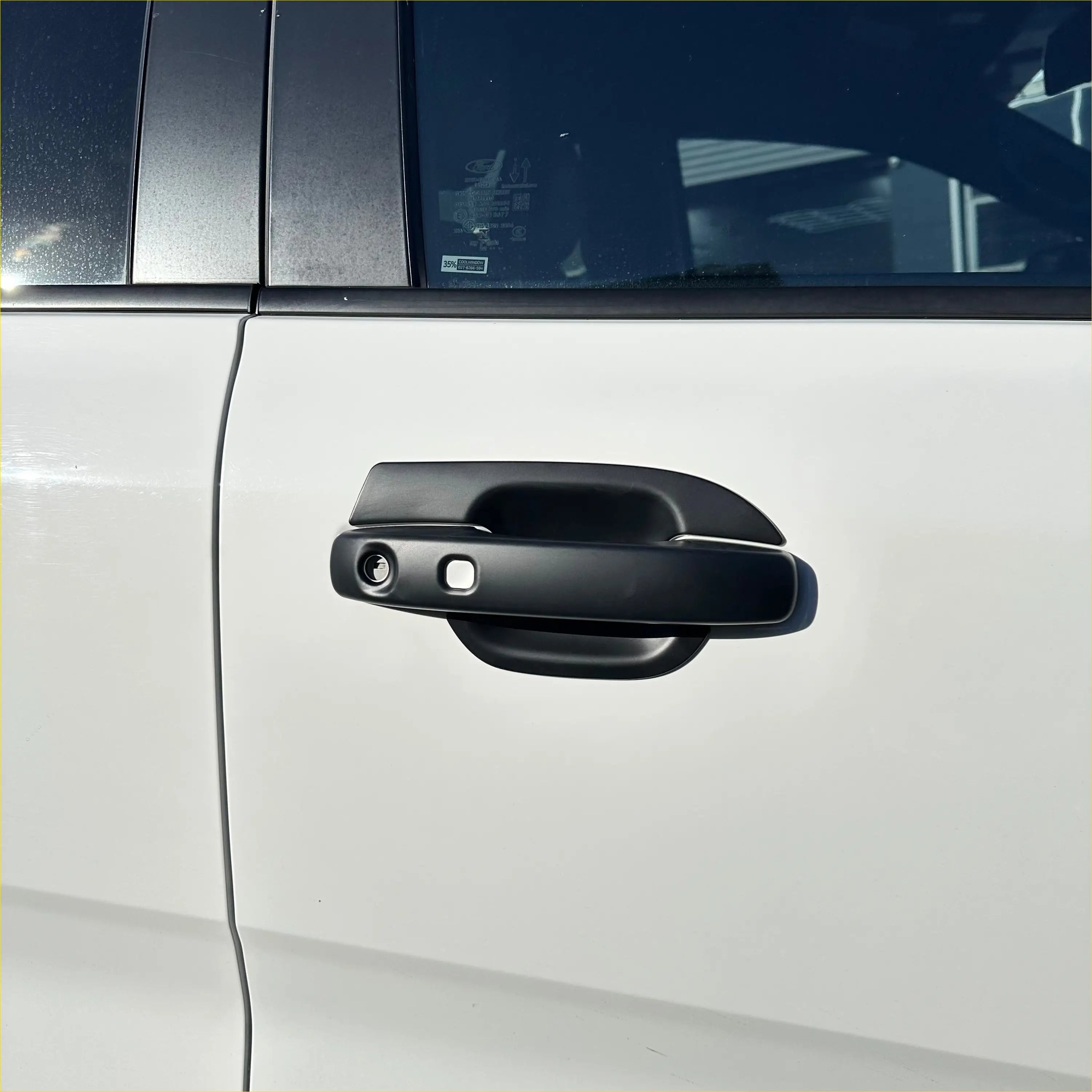 Matte Black Door Bowl Inserts for Ford Ranger 2022 4‑Piece