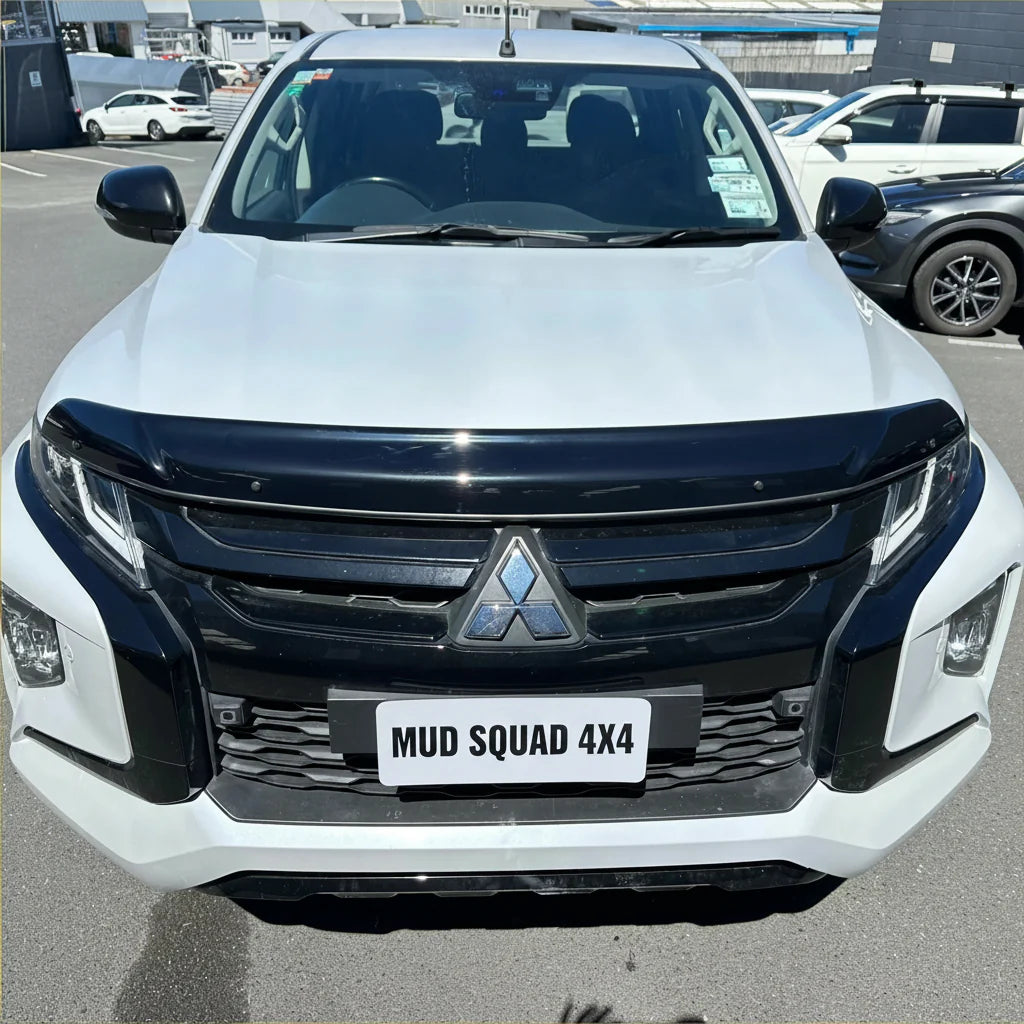 Monsoon and Bonnet Guard Aftermarket Style Mitsubishi Triton 2019-2023 - Door Visor &