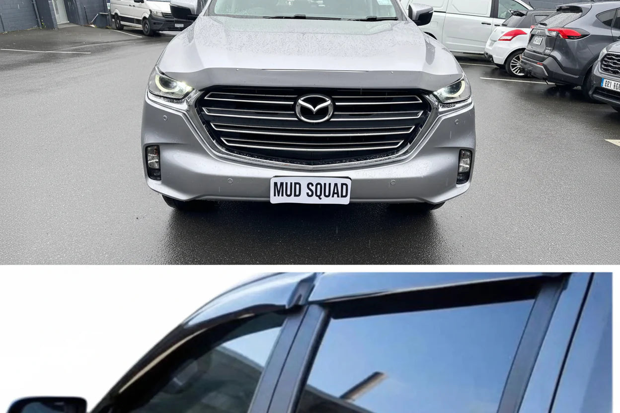 Monsoon and Bonnet Guard Mazda BT-50 2021+ - Door Visor &