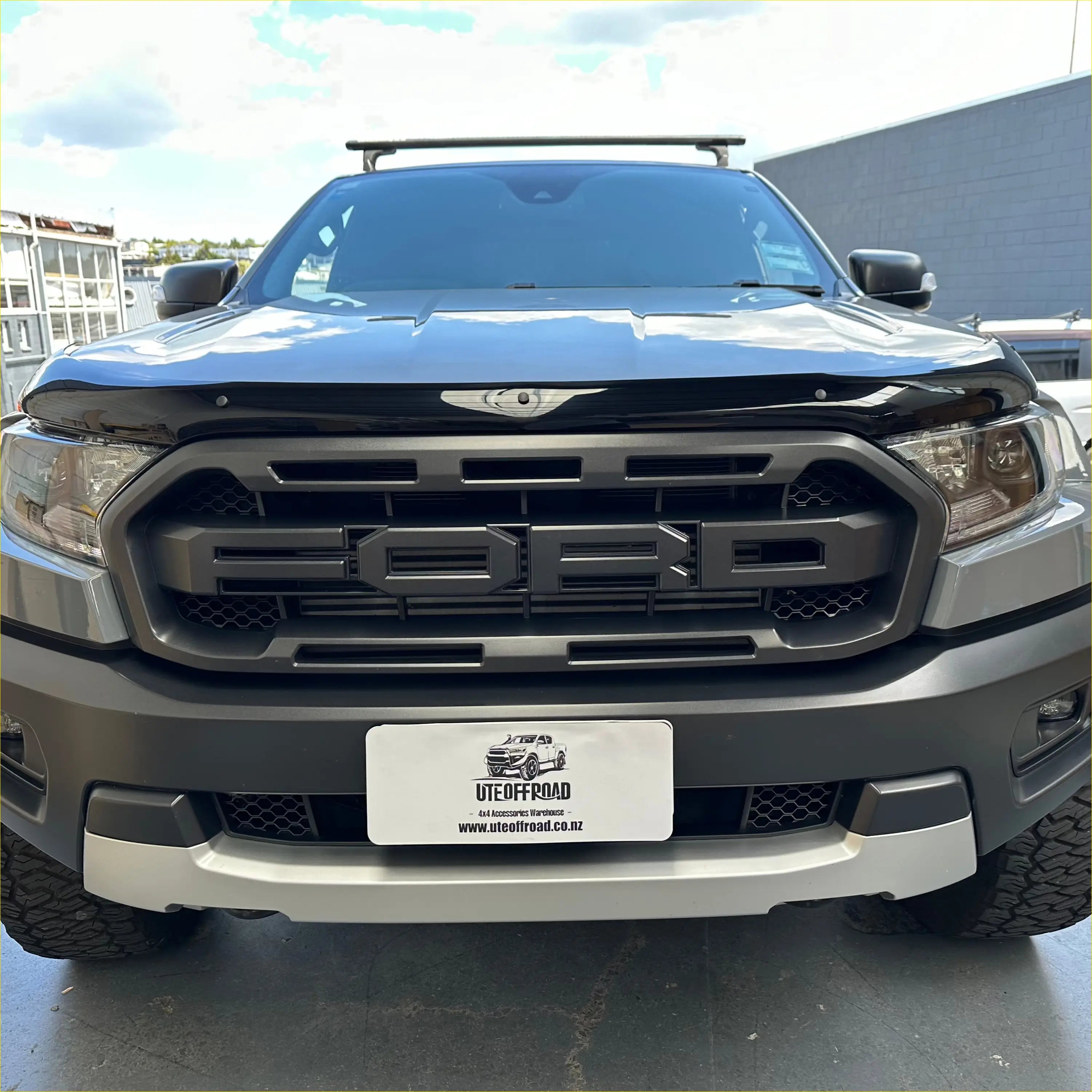 Monsoon and Bonnet Guard OEM Style Ford Ranger PX2 PX3 2016-2021 - Door Visor &