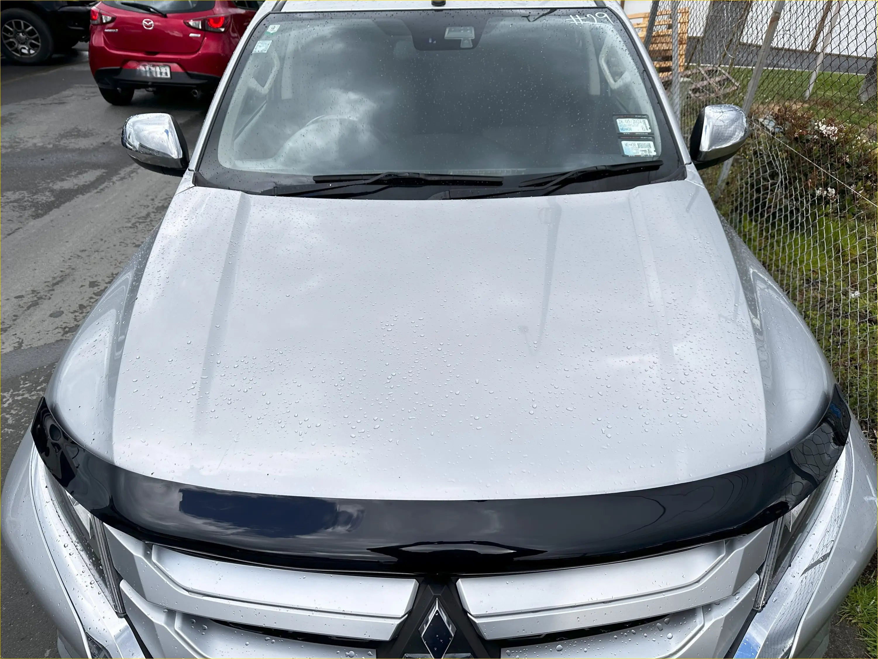 Monsoon and Bonnet Guard OEM Style Mitsubishi Triton 2019-2023 - Door Visor &