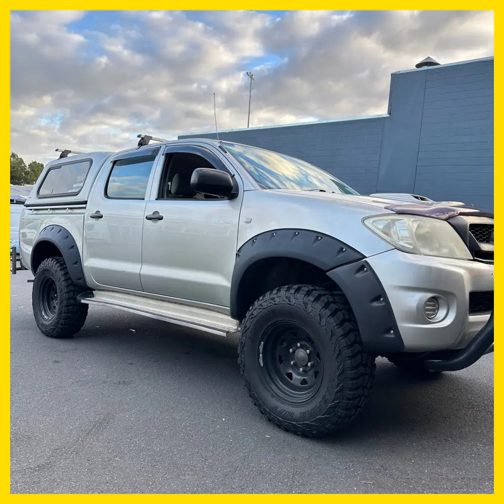 Monster Flare Bolt Style for Toyota Hilux Vigo 2012-2015 Matte Black