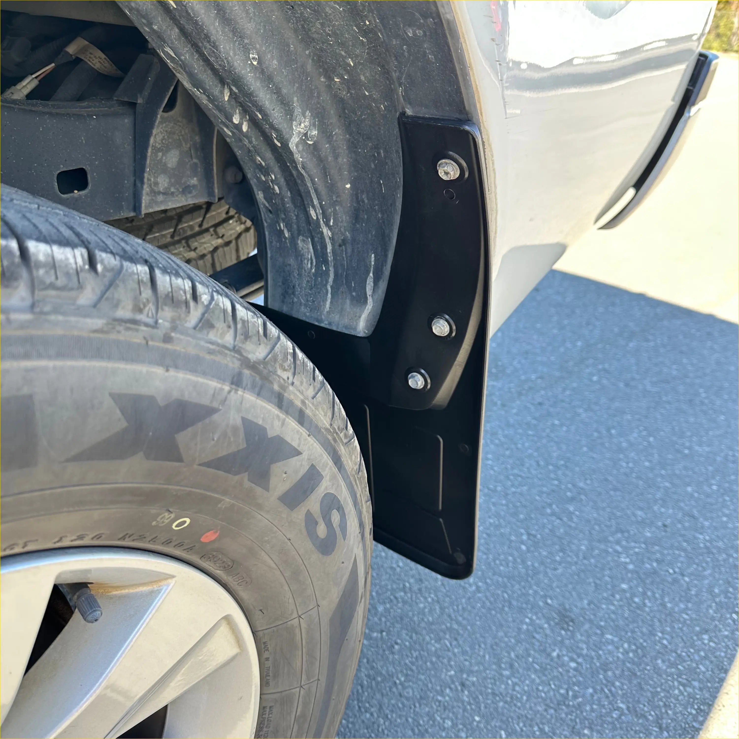 Mudflaps for Toyota Hilux 2015+ Matte Black