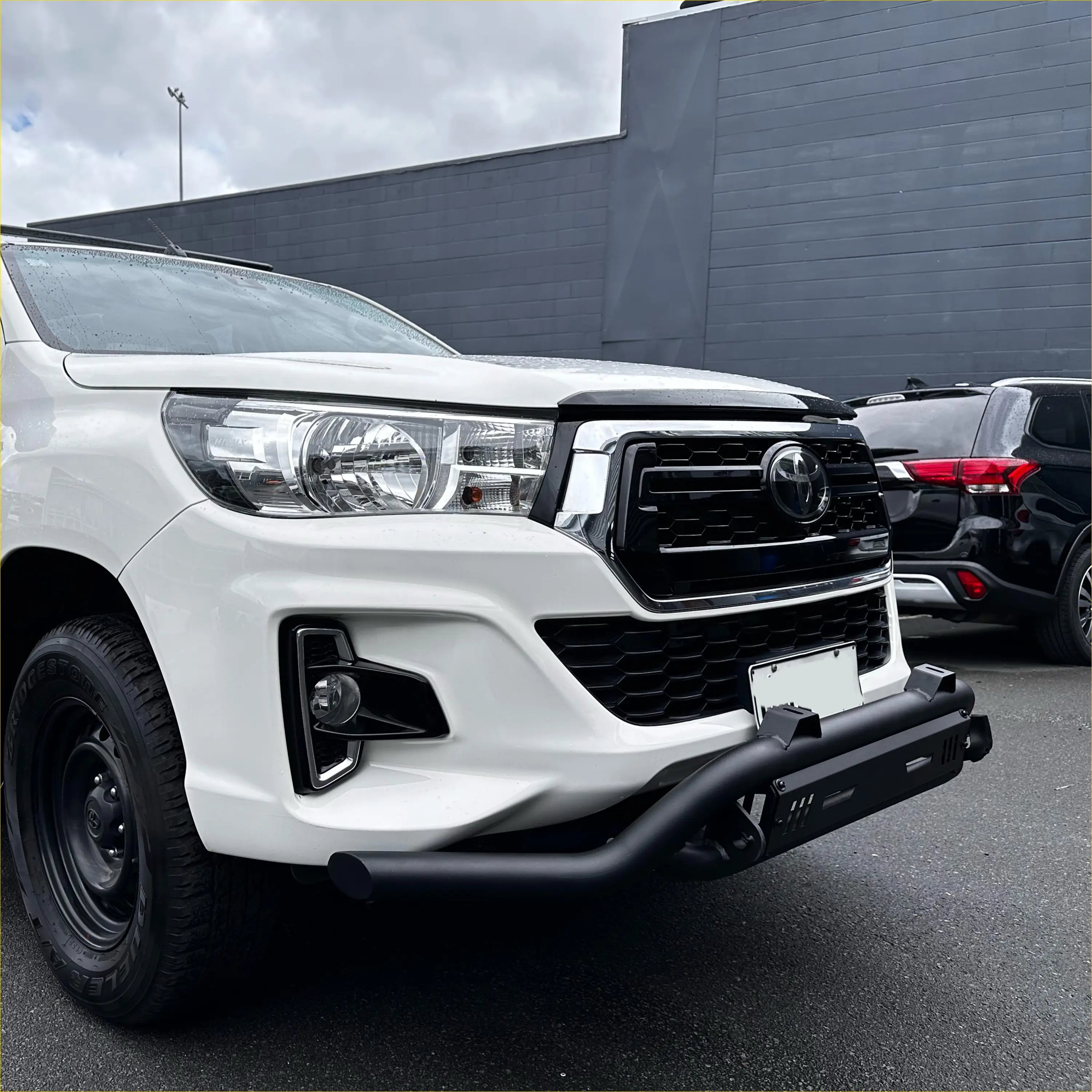 Nudge bar(Compatible Front Camera and Sensors) Lower style for Toyota