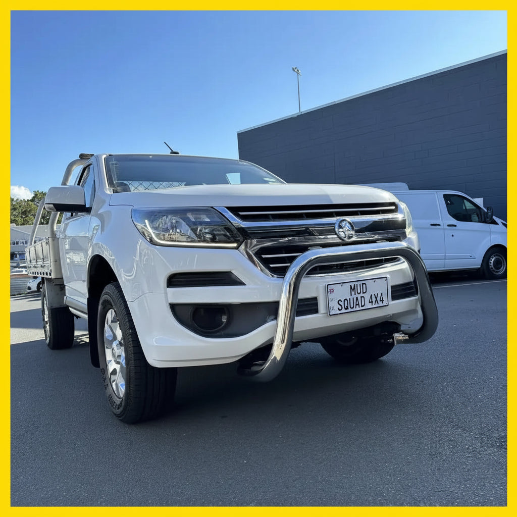 Nudge Bar(Compatible Front Sensors) Holden Colorado 2012-2020 Chrome