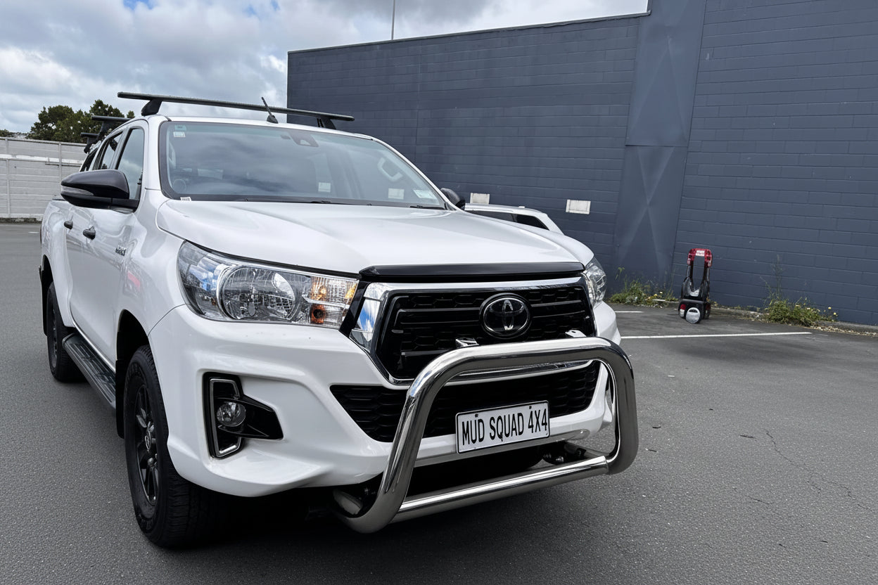 Nudge Bar (Compatible Front Sensors) Toyota Hilux 2015-2025 Chrome