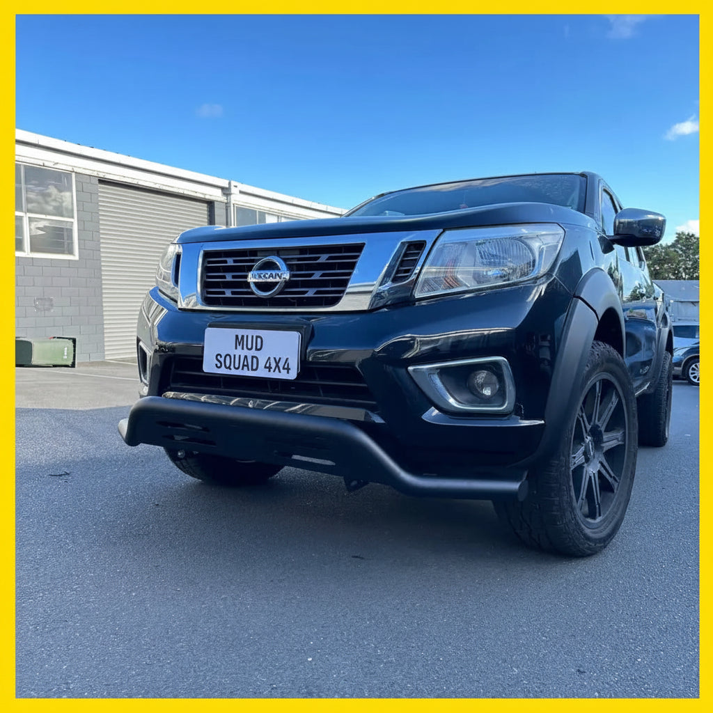 Nudge bar for Nissan Navara D40 2005-2015 Thai Model Black Q1